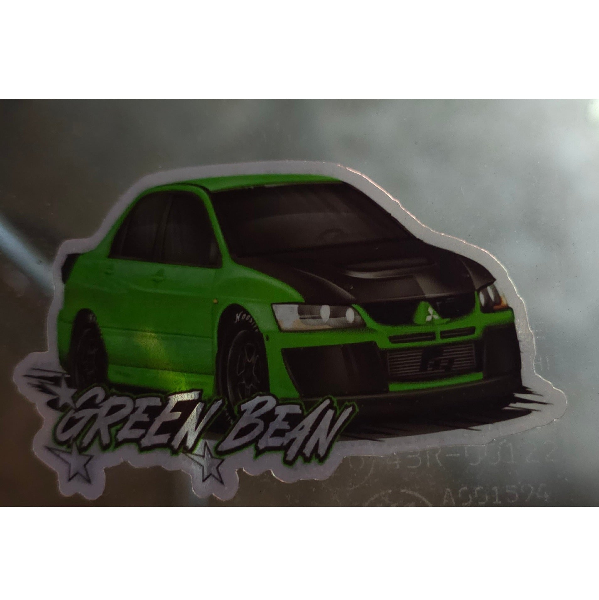 "Green Bean" Evo 8 sticker