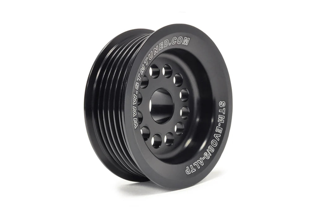 STM Under-Driven Alternator Pulley for Evo 4-9