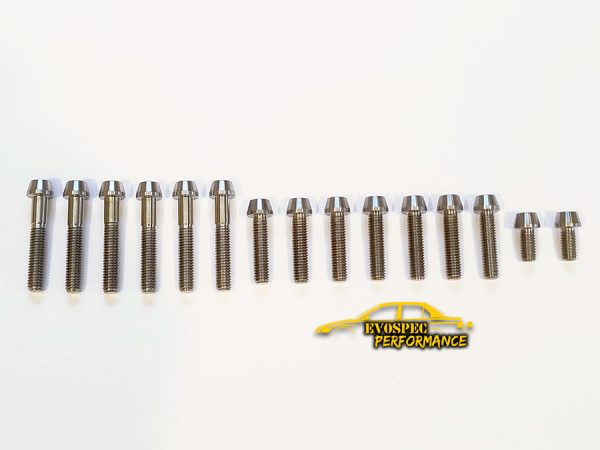 Evospec Performance Titanium Front Line Fab Valve Cover Kit